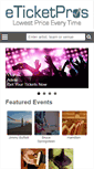Mobile Screenshot of eticketpros.com
